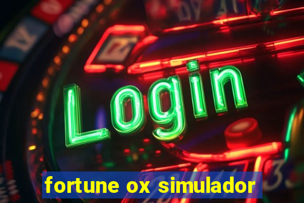 fortune ox simulador